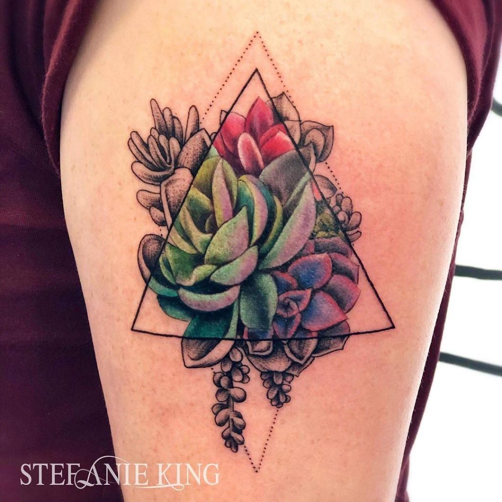 12 emocionantes ideas de tatuajes de cactus