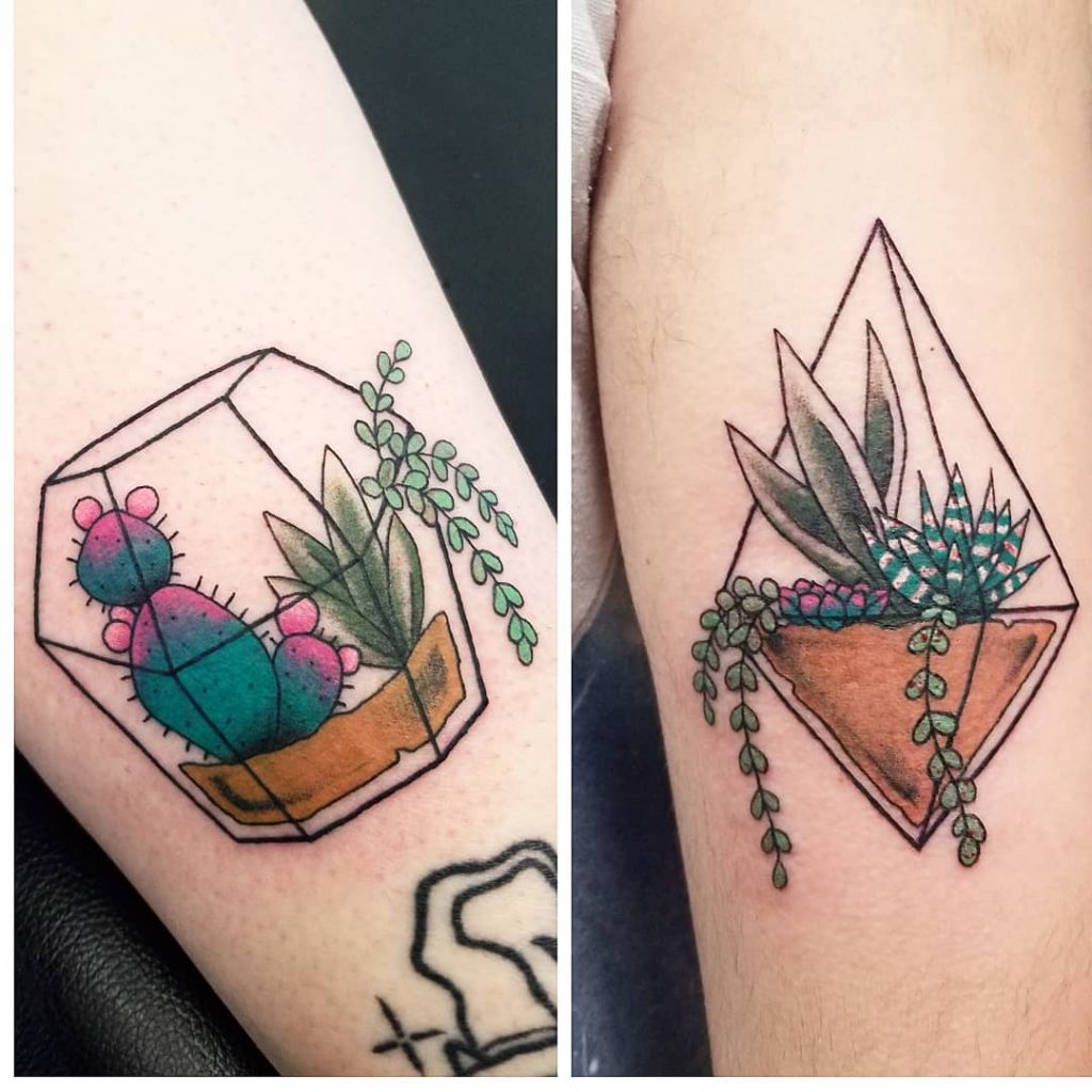 12 emocionantes ideas de tatuajes de cactus